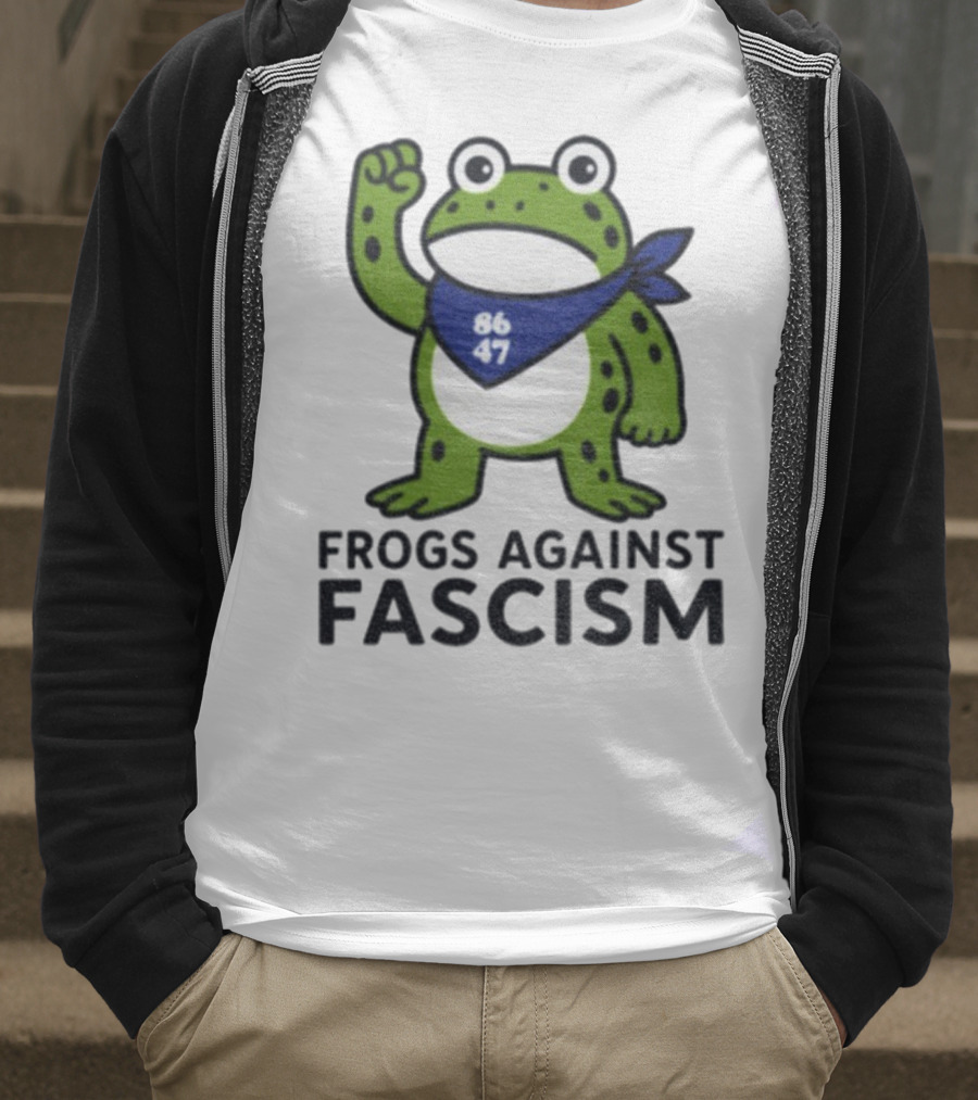 Frogs Against Fascism 86 47 Peaceful Protest Image T-Shirt
