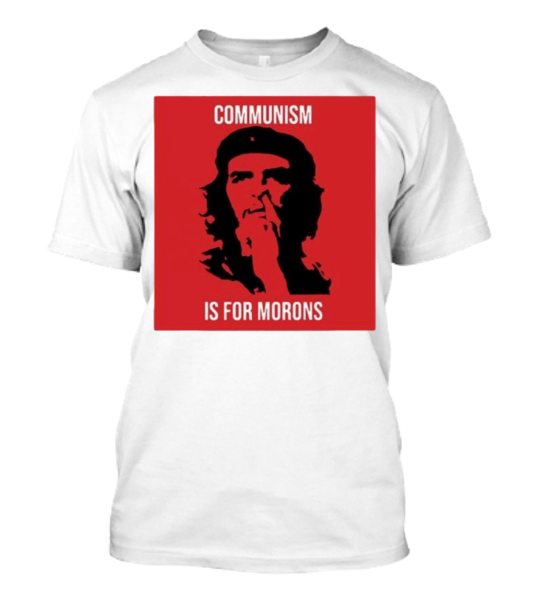 Communism Is For Morons Che Guevara Red T-Shirt