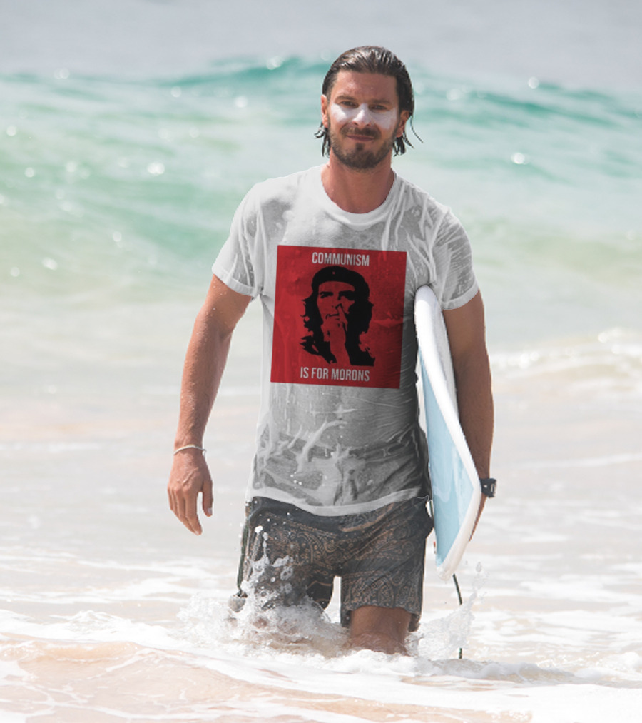 Communism Is For Morons Che Guevara Red T-Shirt