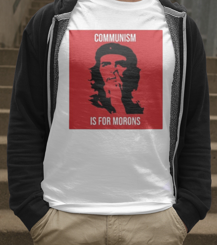 Communism Is For Morons Che Guevara Red T-Shirt