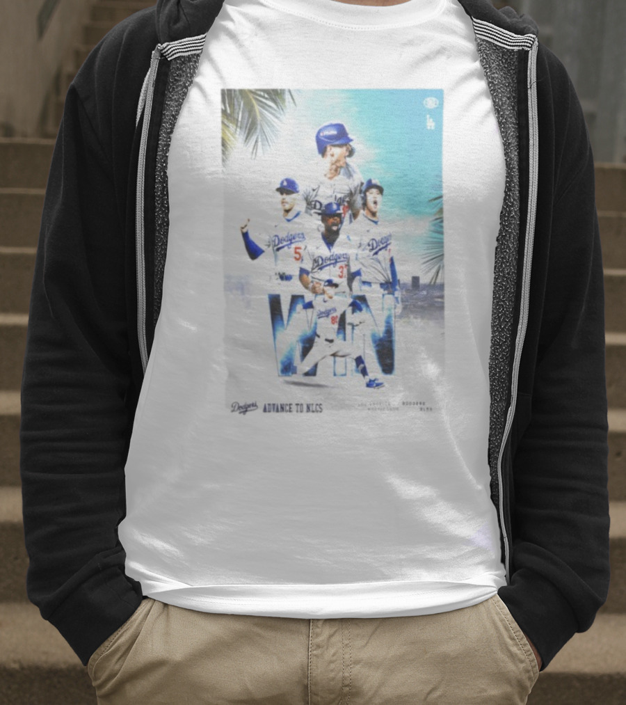 Los Angeles Dodgers Advance To 2025 NLCS Victory Celebration T-Shirt