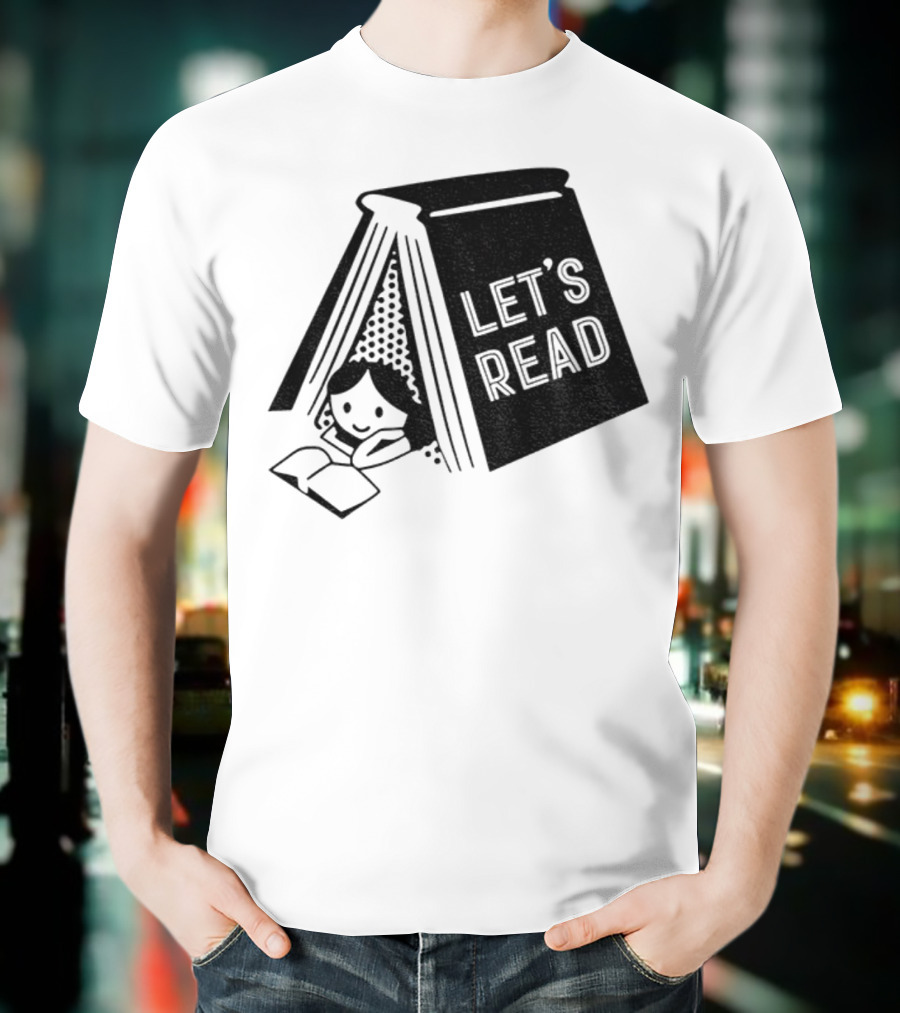 Derek Luh Let’s Read 2025 Book Tent Design T-Shirt