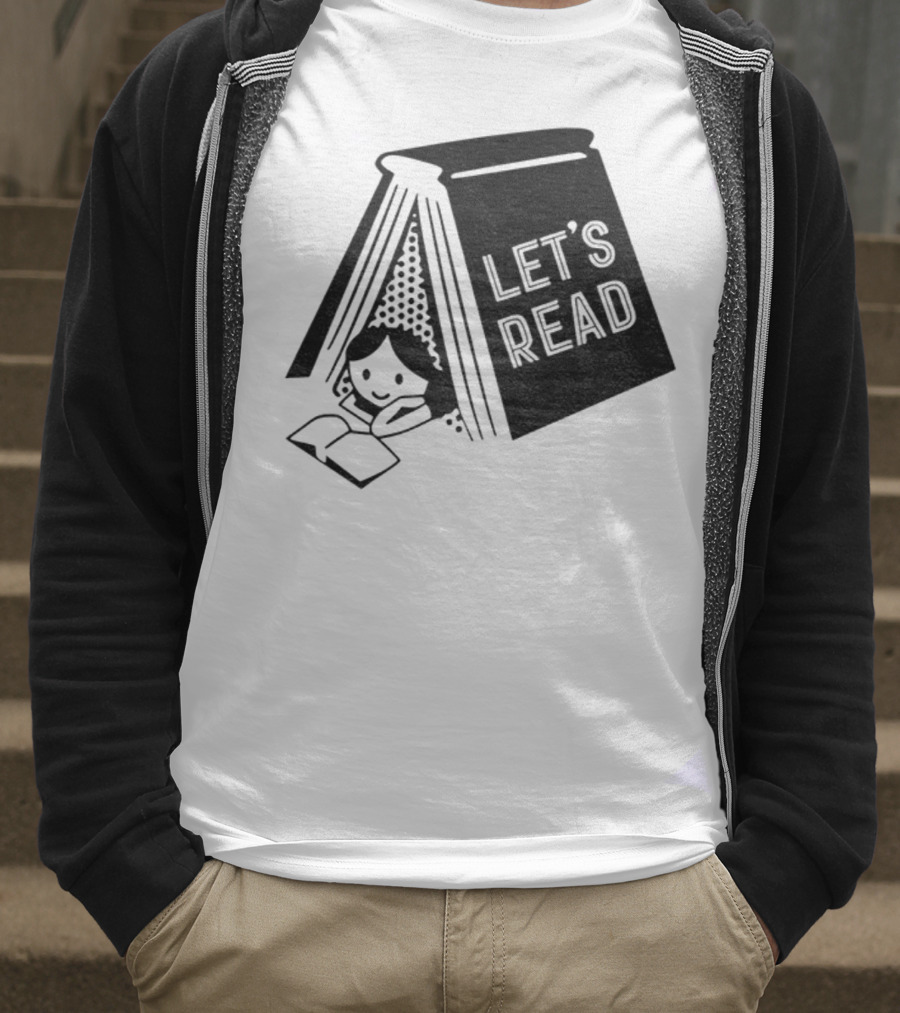 Derek Luh Let’s Read 2025 Book Tent Design T-Shirt