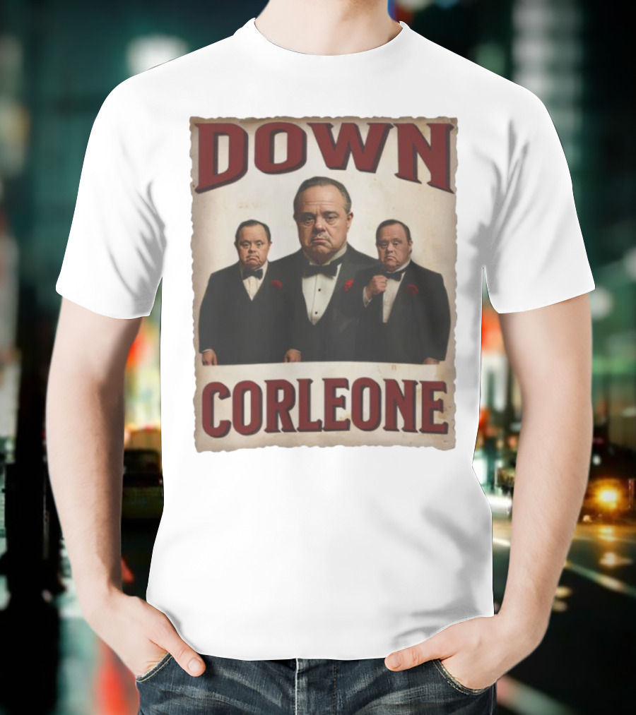 Down Corleone Funny Mafia Parody T-Shirt