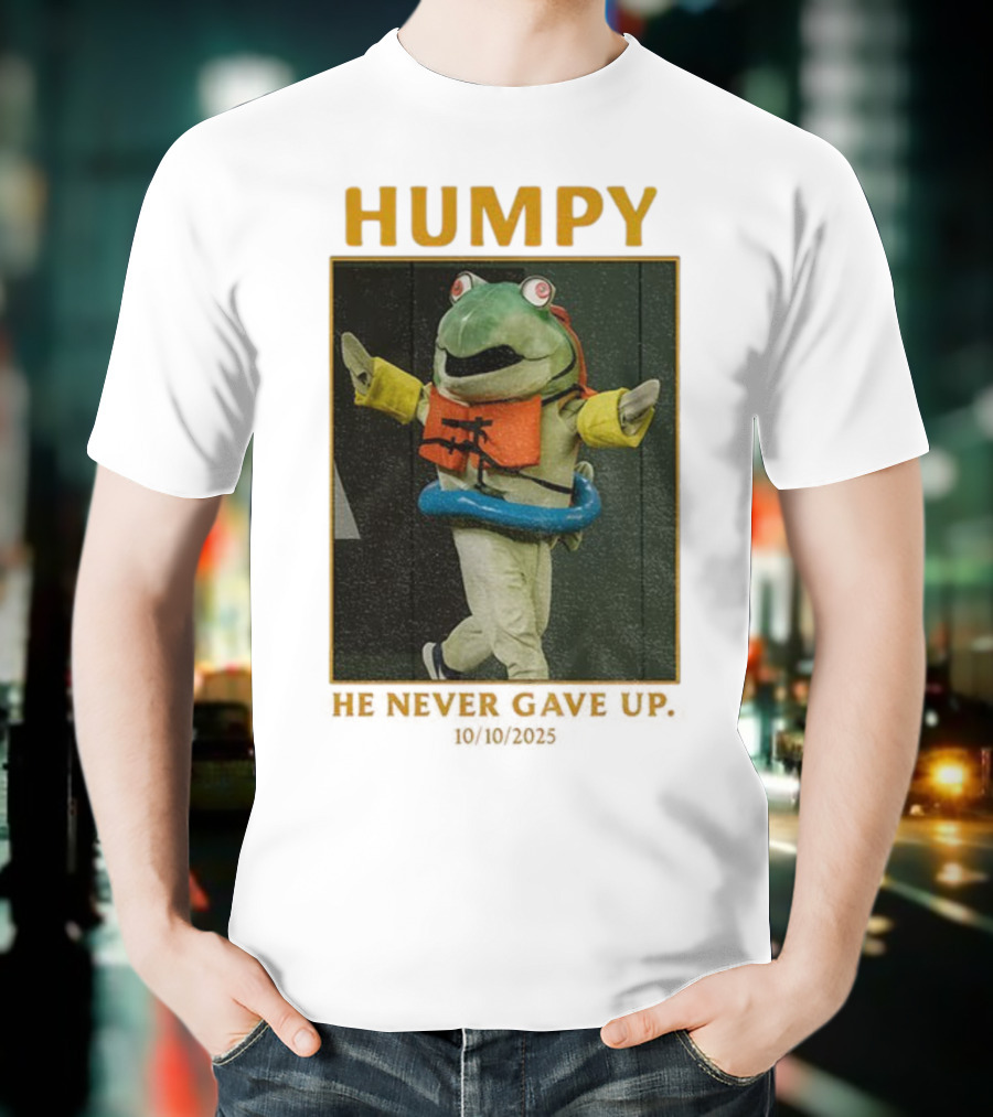 Humpy Salmon He Never Gave Up Seattle Mariners MLB Baseball 10 10 2025 T-Shirt