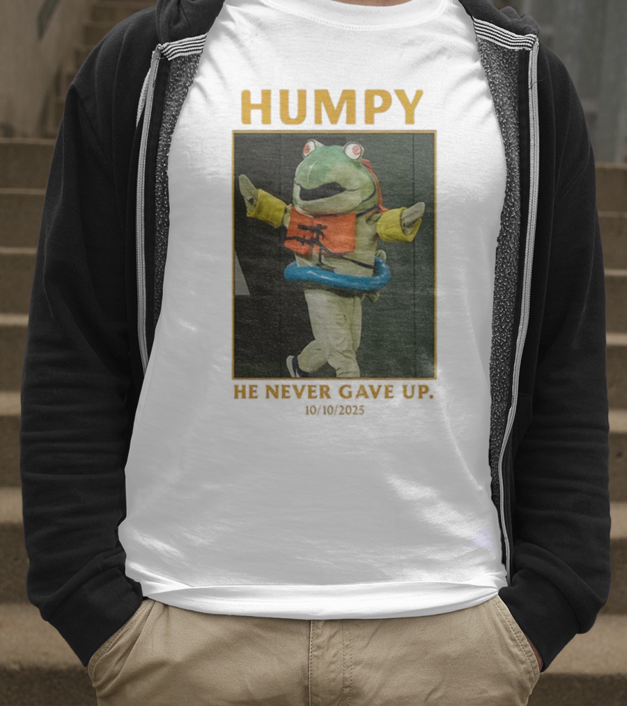 Humpy Salmon He Never Gave Up Seattle Mariners MLB Baseball 10 10 2025 T-Shirt