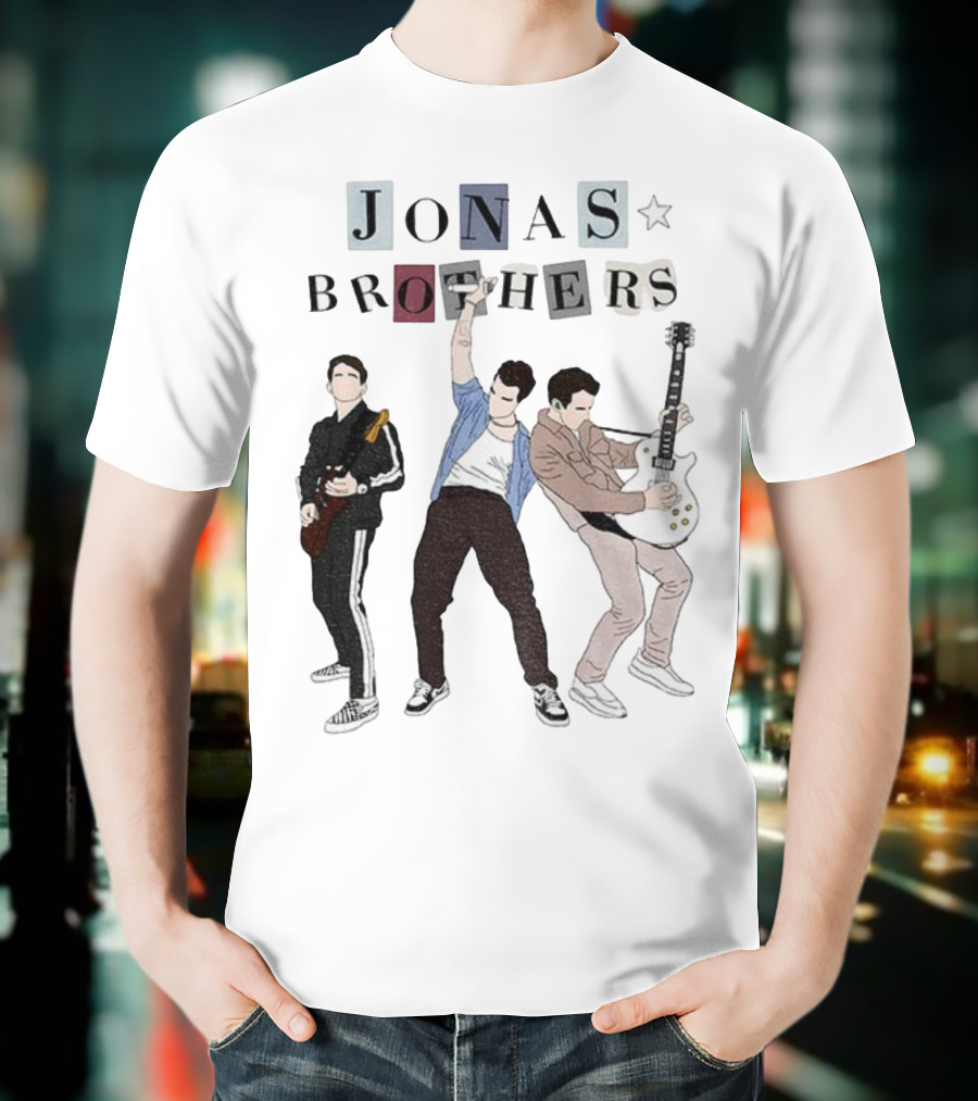 Jonas Brothers 20th Anniversary Tour Era Vintage Style T-Shirt