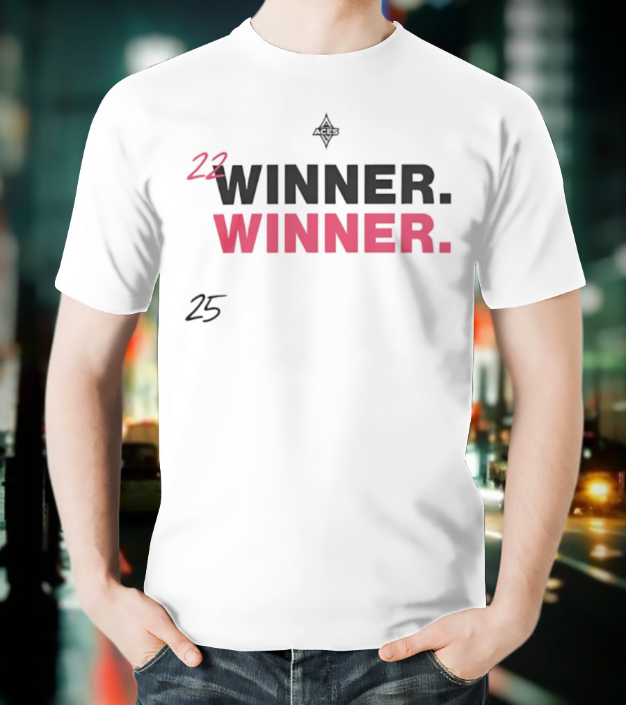 Las Vegas Aces 2025 Winner 22 Championship Winner 25 T-Shirt