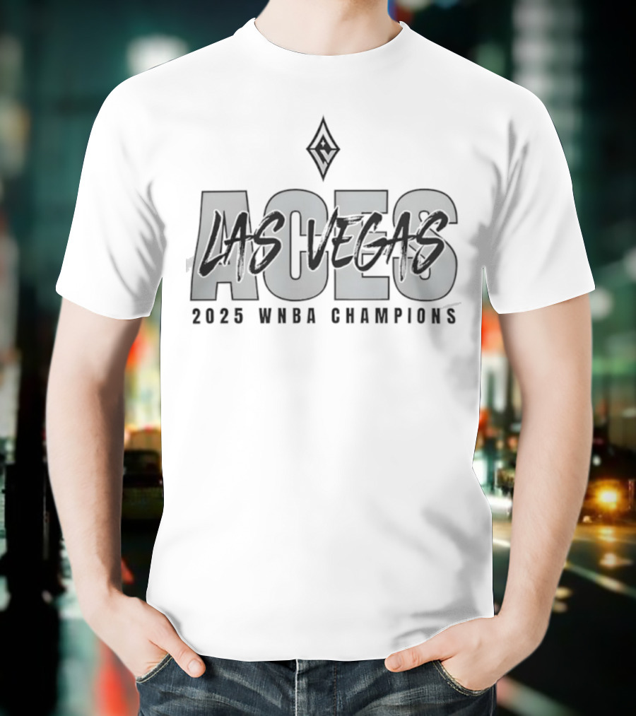Las Vegas Aces 2025 WNBA Champions Courtside Edition T-Shirt