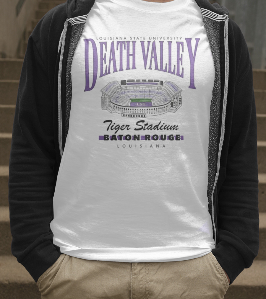 Louisiana State University Death Valley Tiger Stadium Baton Rouge LSU Vintage Classics T-Shirt