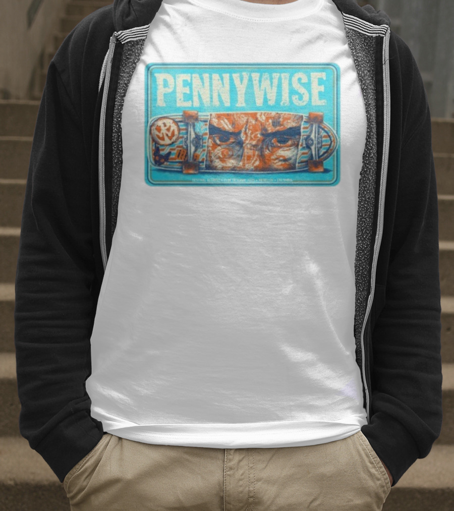 Pennywise Festival Altavoz Medellín CO Octubre 13 2025 Skateboard Art T-Shirt