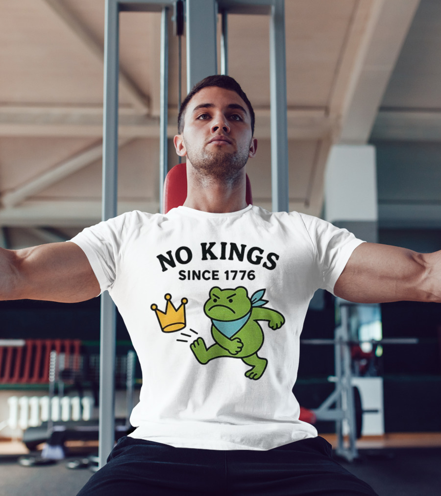Portland Frog Protest No Kings Since 1776 T-Shirt