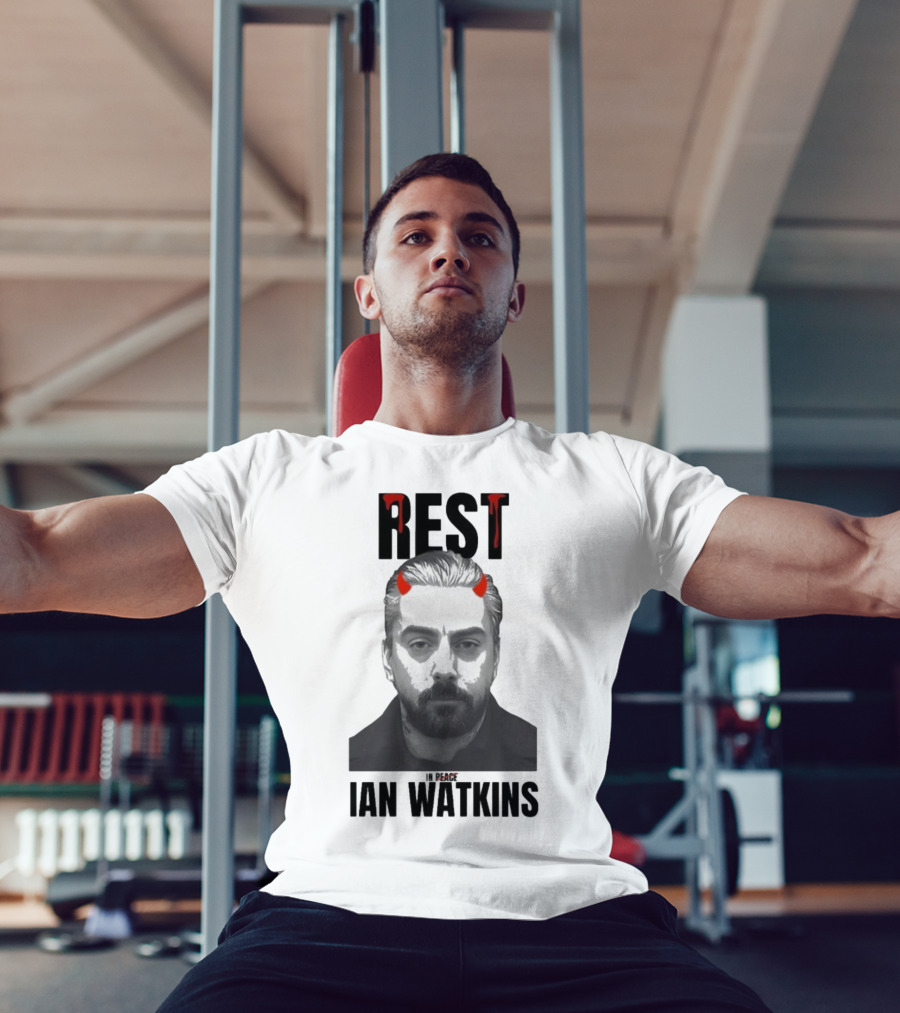 Rest In Peace Ian Watkins Devil Horns Image T-Shirt