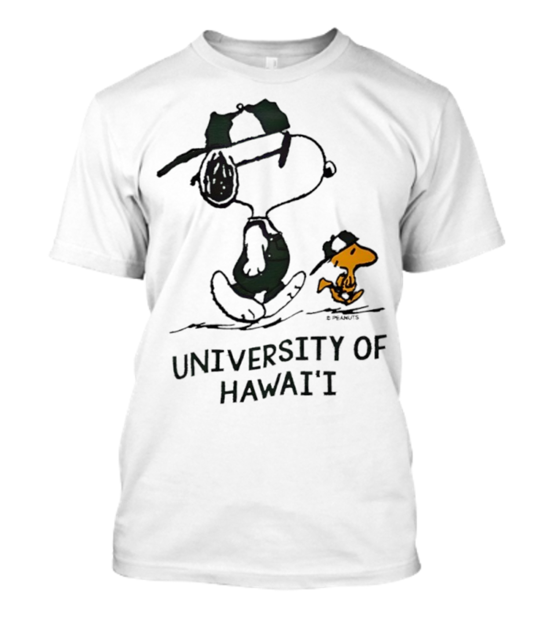 Snoopy And Woodstock University Of Hawai'i Adventure T-Shirt