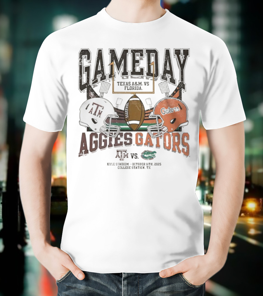 Gameday Texas A&M Aggies Vs Florida Gators Kyle Field November 5 2022 College Station TX T-Shirt