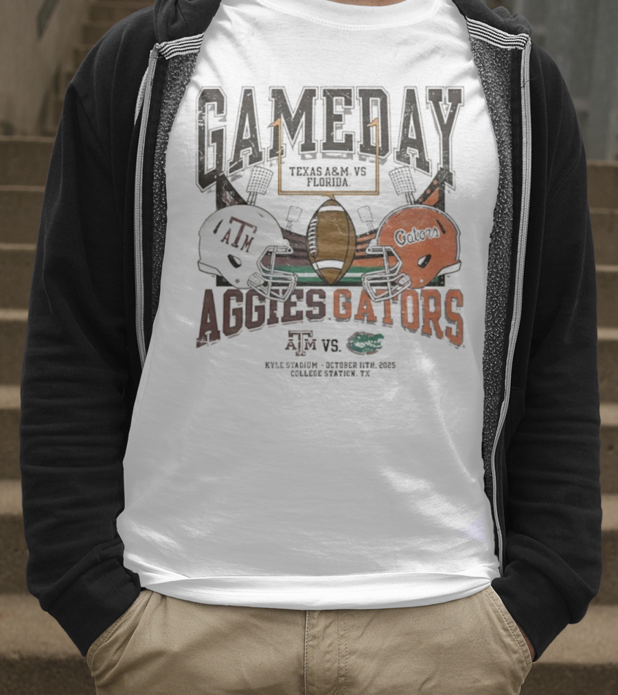 Gameday Texas A&M Aggies Vs Florida Gators Kyle Field November 5 2022 College Station TX T-Shirt