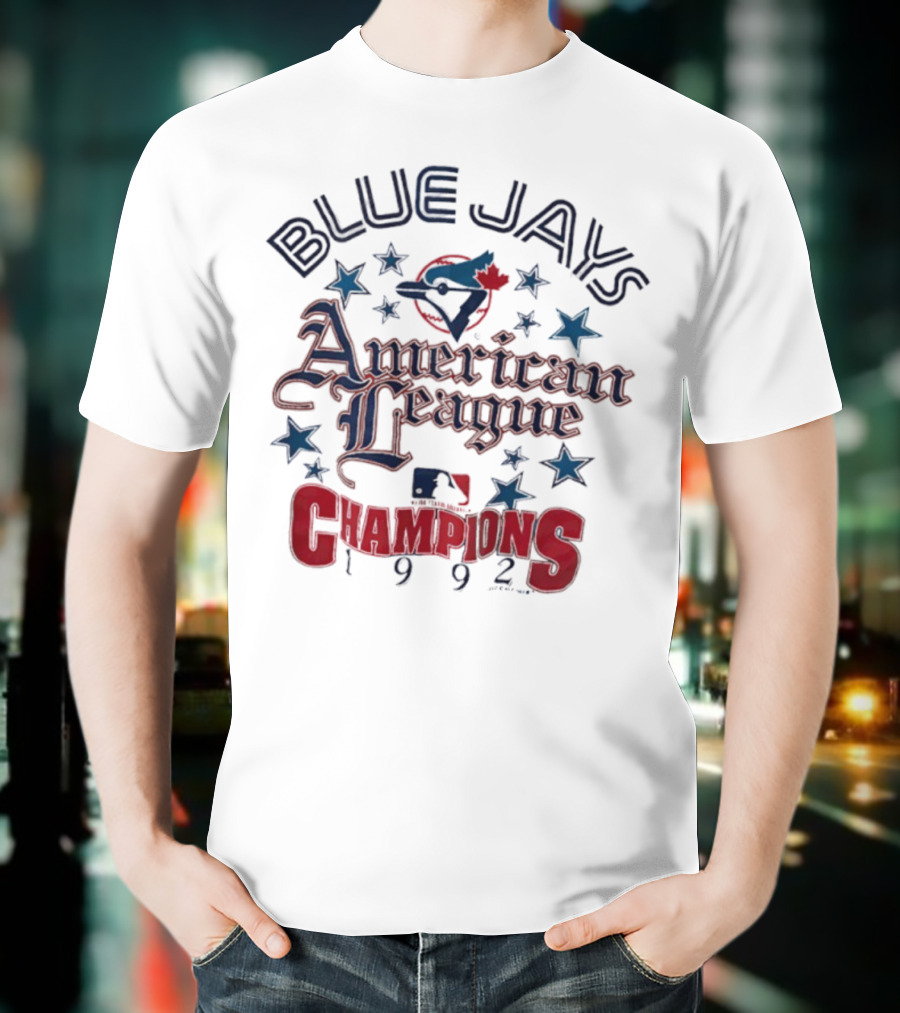 Toronto Blue Jays American League Champions 1992 Victory Celebration T-Shirt