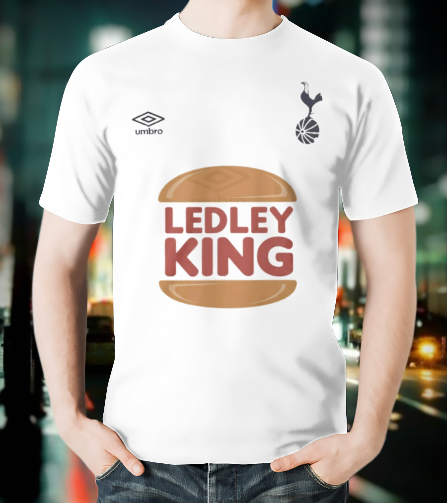 Tottenham Hotspur Umbro Ledley King Burger Logo T-Shirt