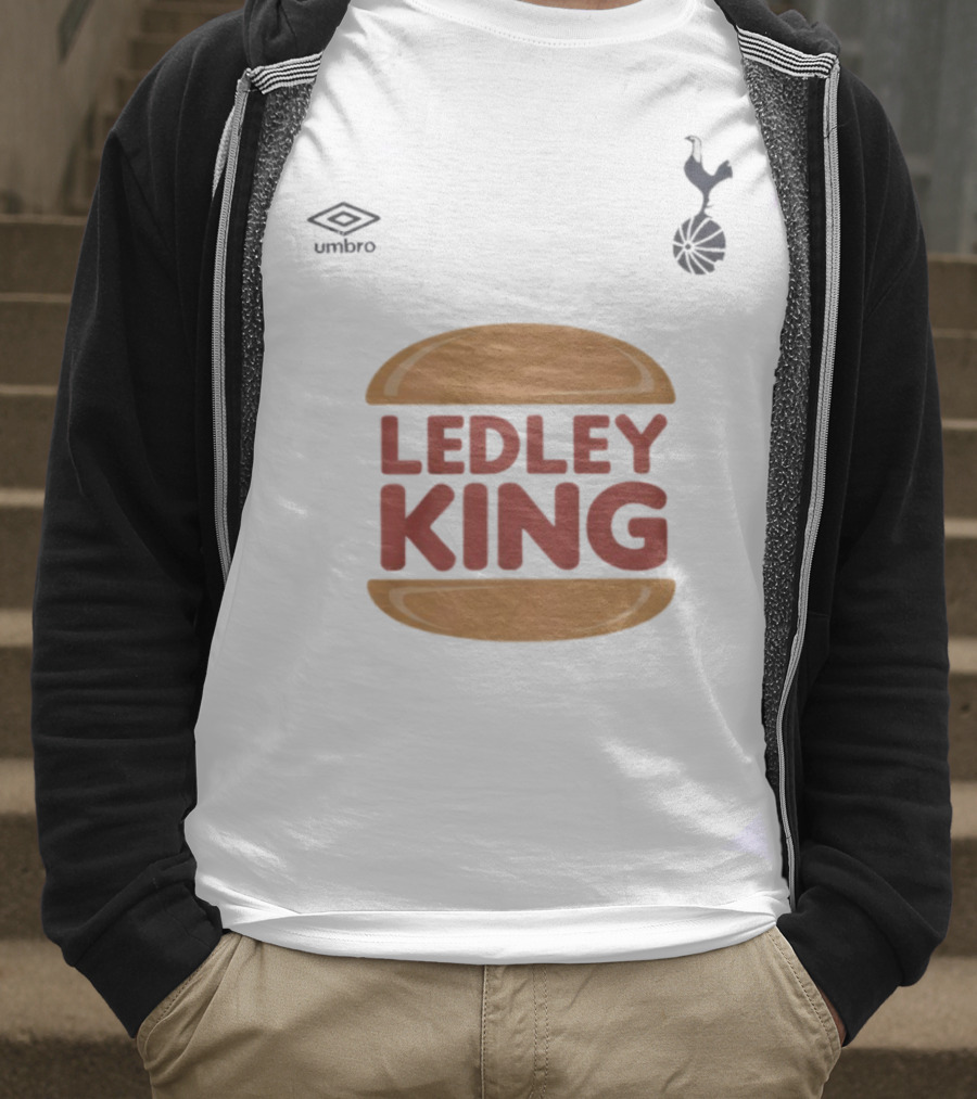 Tottenham Hotspur Umbro Ledley King Burger Logo T-Shirt