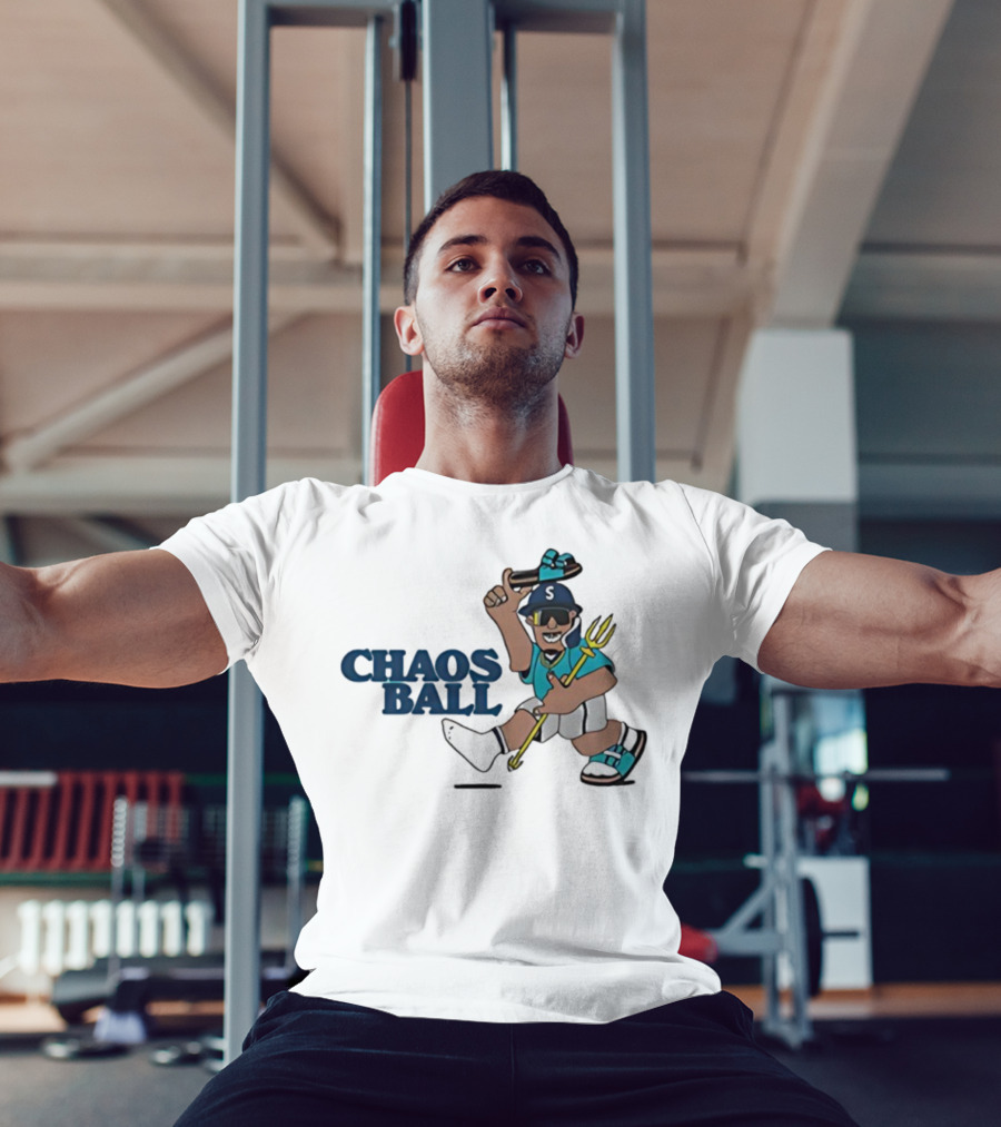 Trillblazin Chaos Ball Seattle Mariners Mascot Design T-Shirt