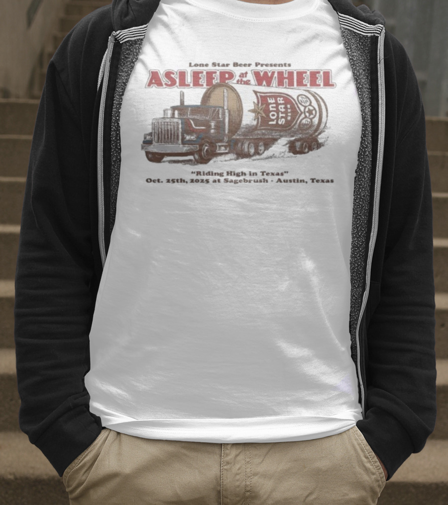 Lone Star Beer Presents Asleep At The Wheel Sagebrush Austin TX October 25 2025 T-Shirt