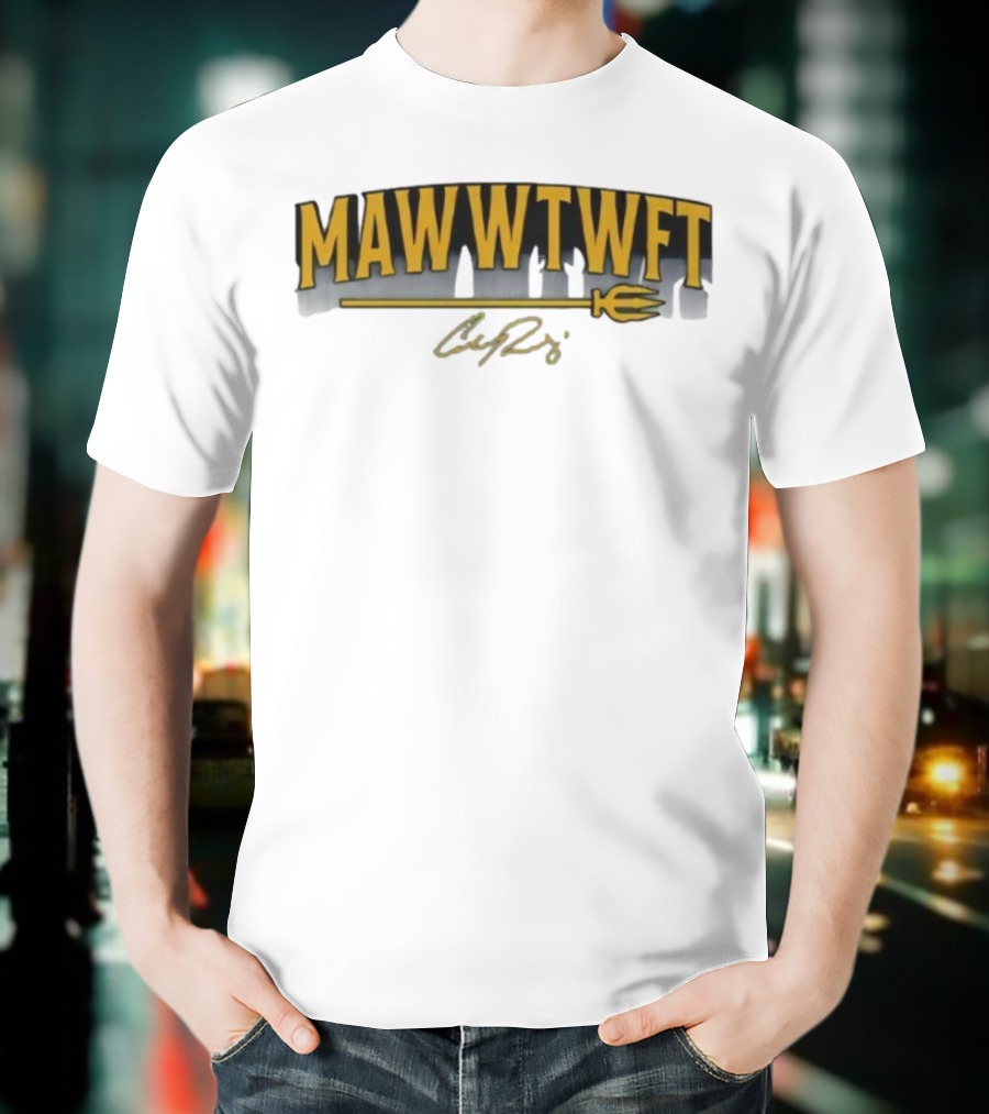 Cal Raleigh Seattle Mariners MAWWTWFT Trident Signature T-Shirt