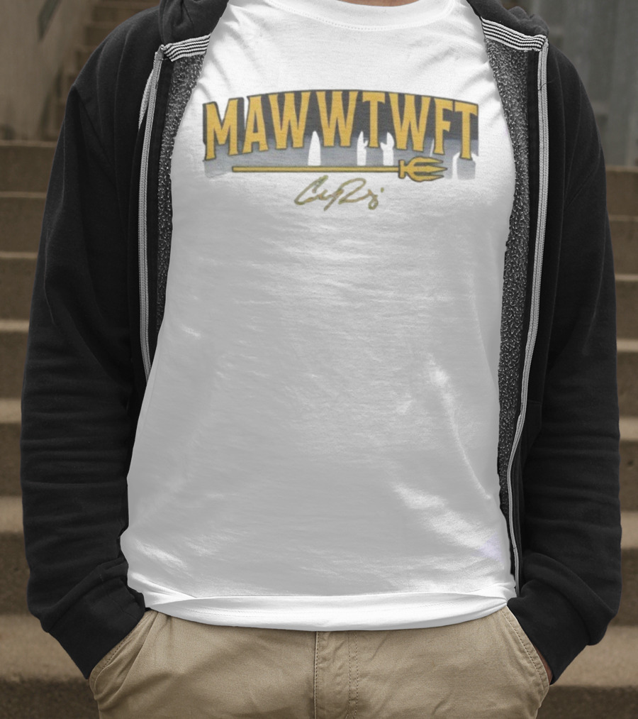 Cal Raleigh Seattle Mariners MAWWTWFT Trident Signature T-Shirt