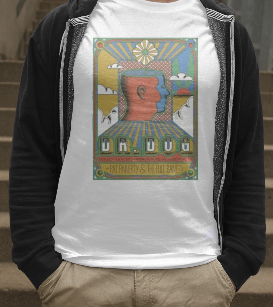 Dr. Dog Ardmore Music Hall October 13-14 2025 With Pat Finnerty And The Full Band Ardmore PA T-Shirt