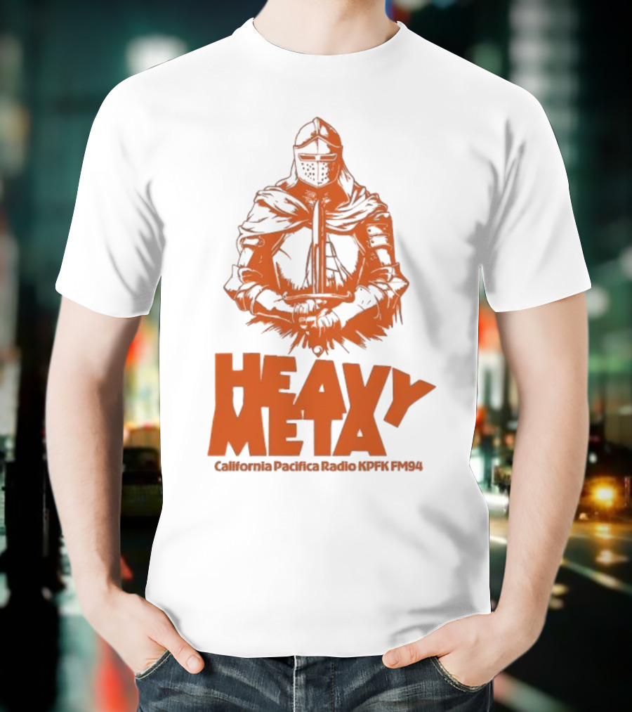 Heavy Meta Knight California Pacifica Radio KPFK FM94 T-Shirt