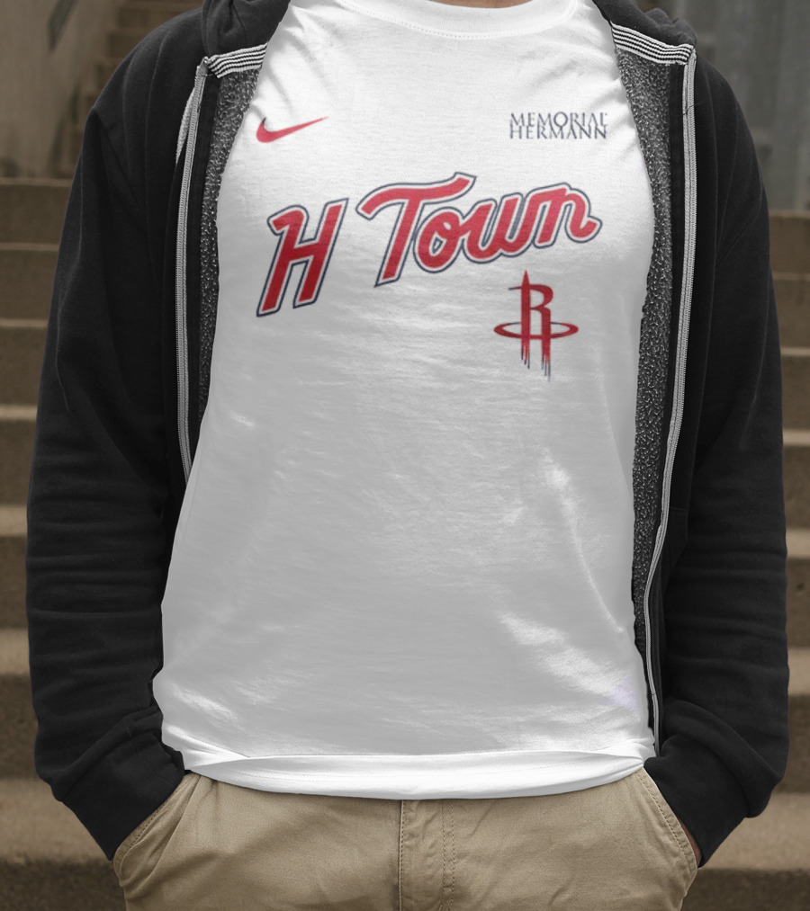 H-Town Nike Houston Rockets Memorial Hermann Edition T-Shirt