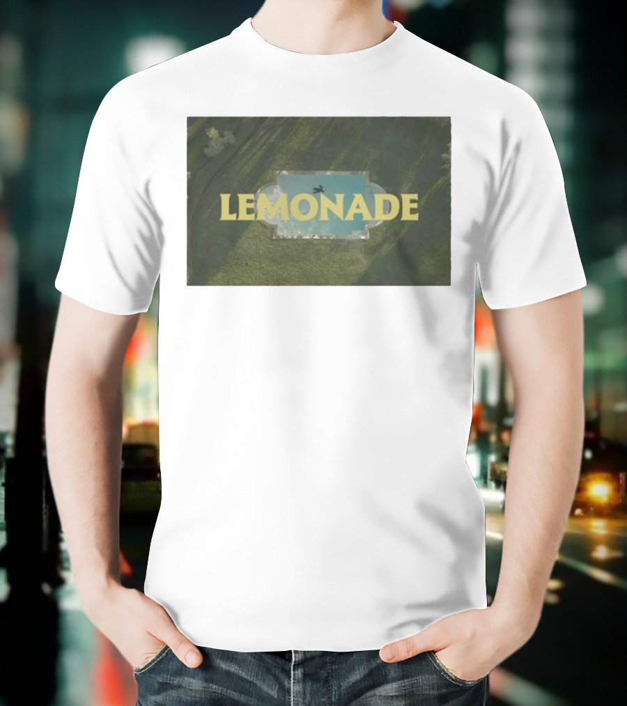Louis Tomlinson Lemonade Aesthetic Pool Aerial View T-Shirt