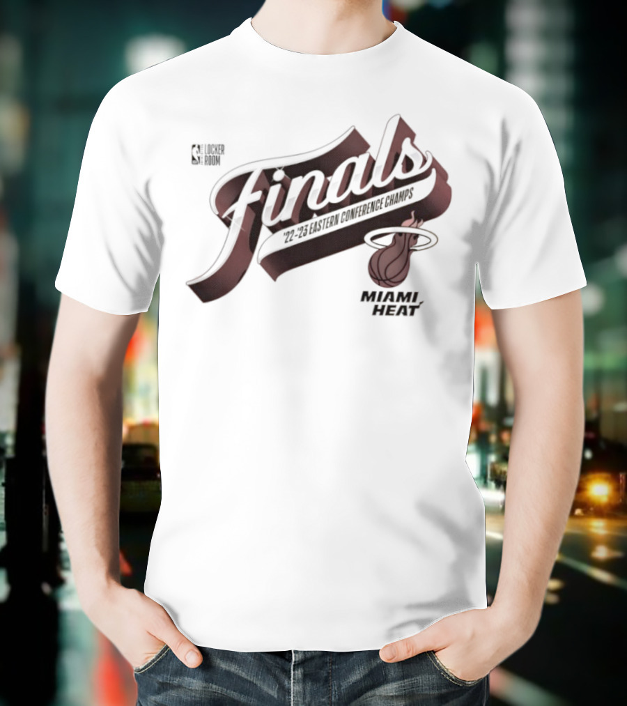 Miami Heat Eastern Conference Finals Champions 2023 Baseline Finals T-Shirt