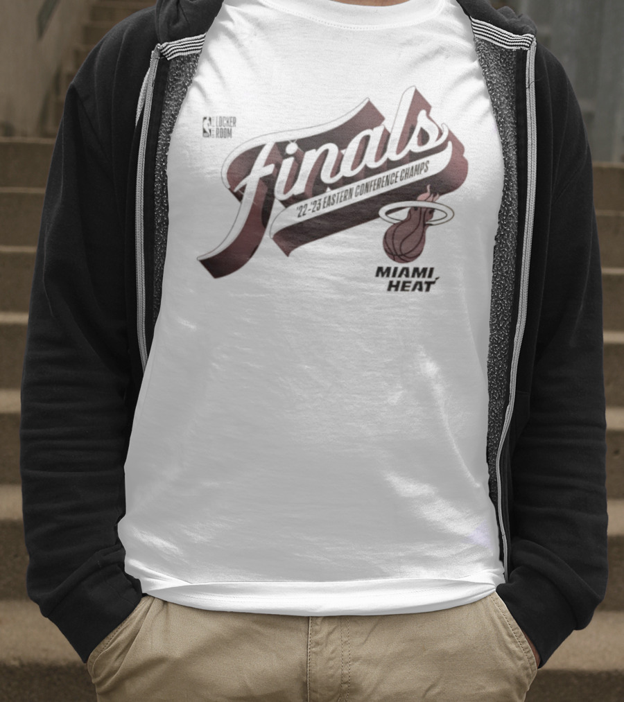 Miami Heat Eastern Conference Finals Champions 2023 Baseline Finals T-Shirt