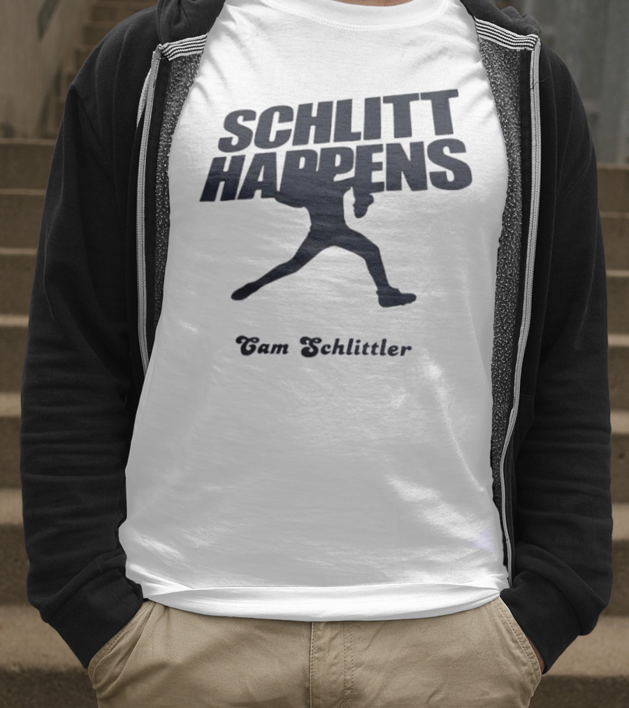 New York Baseball Schlitt Happens Cam Schlittler T-Shirt