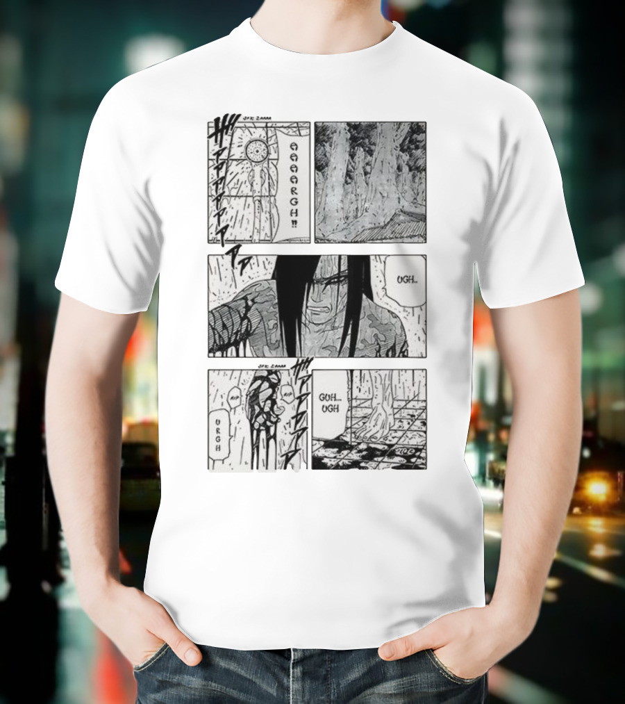 Orochimaru Legendary Sannin Manga Panels Ugh Aaargh Moments T-Shirt