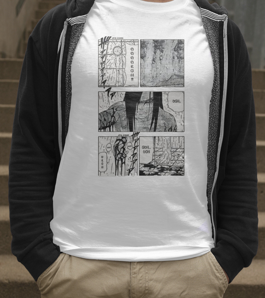 Orochimaru Legendary Sannin Manga Panels Ugh Aaargh Moments T-Shirt