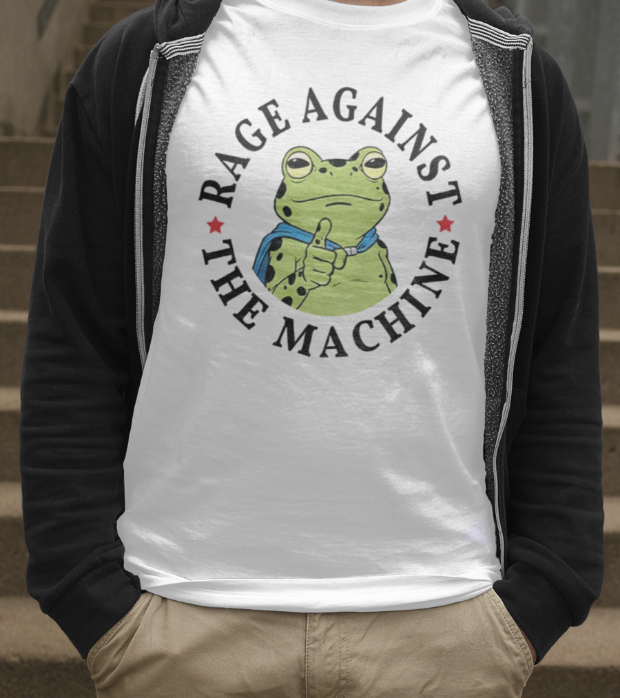 Rage Against The Machine Portland Frog Anti Trump T-Shirt