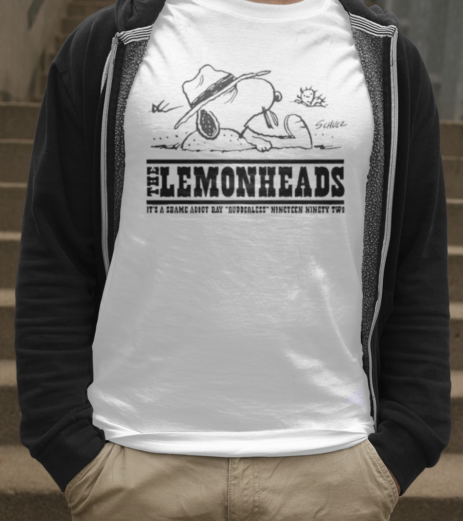 Lemonheads Snoopy Rudderless Tour Design T-Shirt