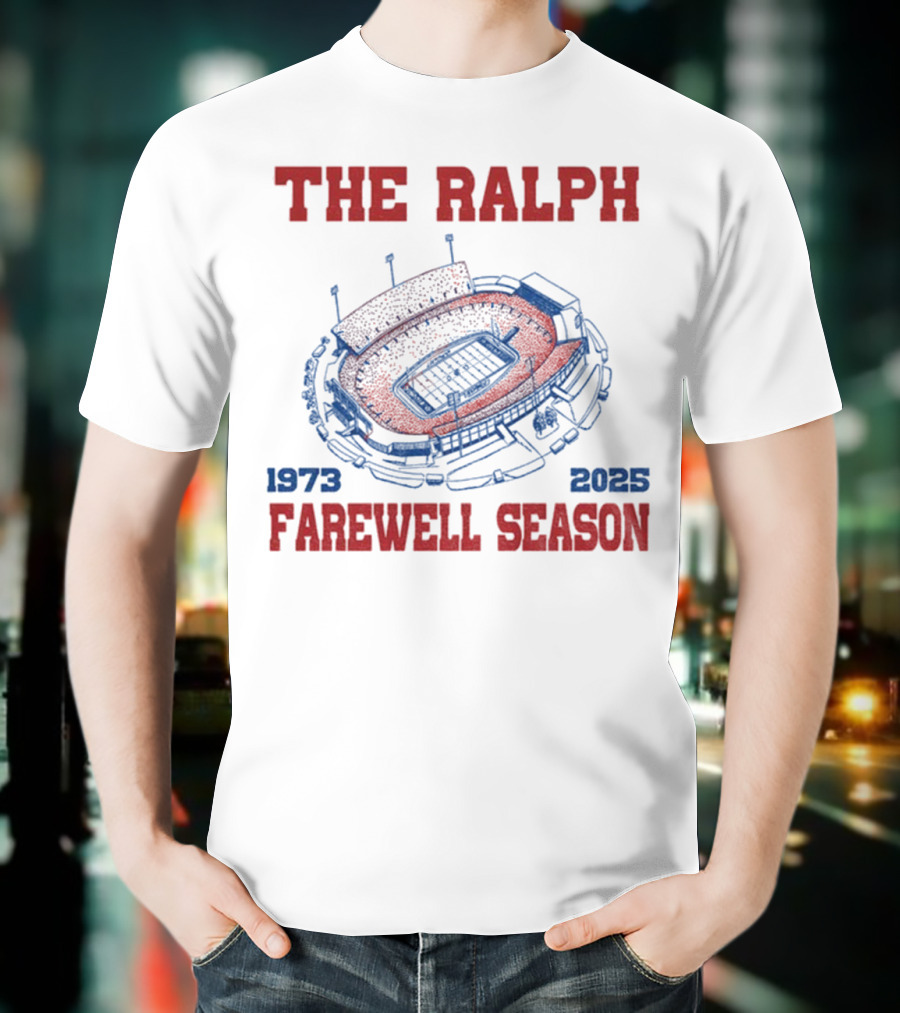 The Ralph Stadium Farewell Season 1973-2025 Buffalo Bills NFL T-Shirt