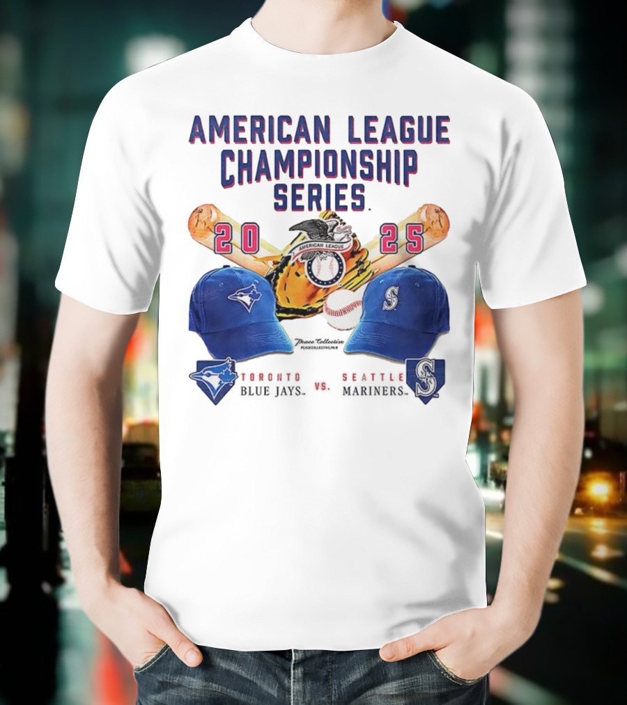American League Championship Series 2025 Toronto Blue Jays Vs Seattle Mariners T-Shirt