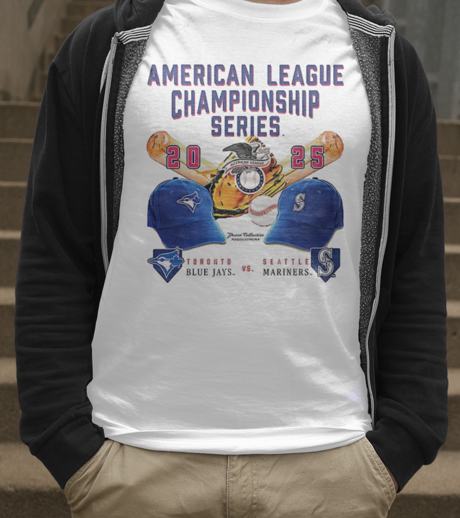 American League Championship Series 2025 Toronto Blue Jays Vs Seattle Mariners T-Shirt