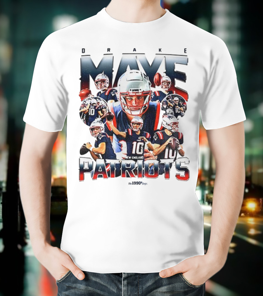 Drake Maye New England Patriots NFL Super Bowl 2025 T-Shirt