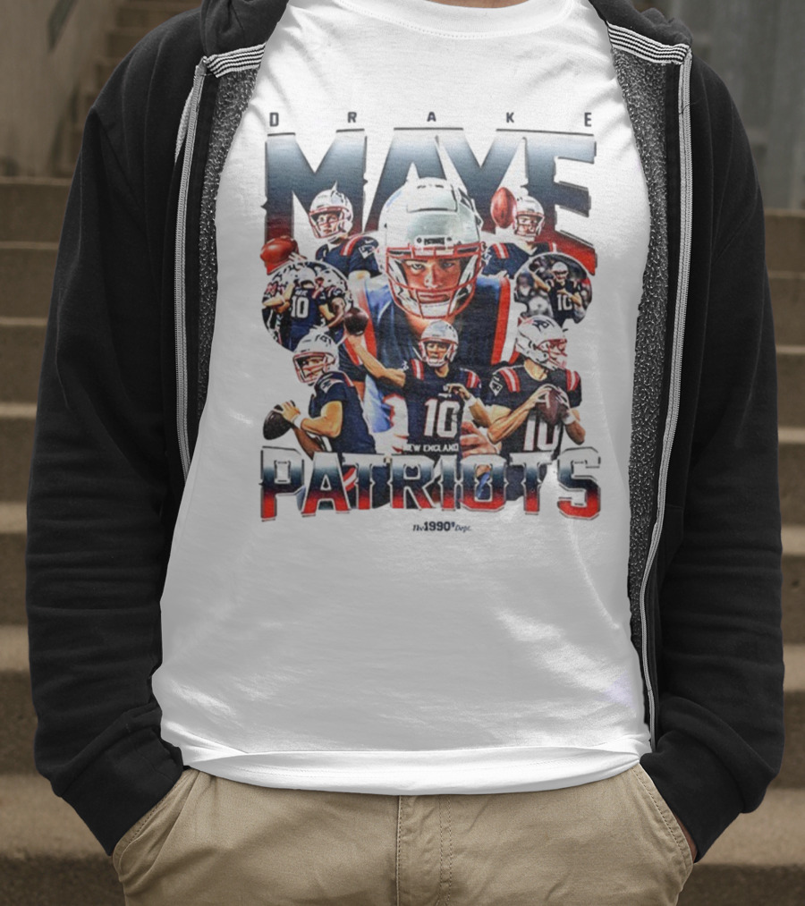 Drake Maye New England Patriots NFL Super Bowl 2025 T-Shirt