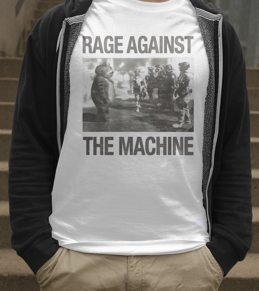 Rage Against The Machine Frog Confrontation T-Shirt