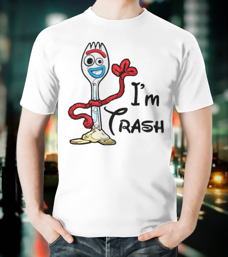 I’m Trash Fork Toy Story Pixar Character T-Shirt