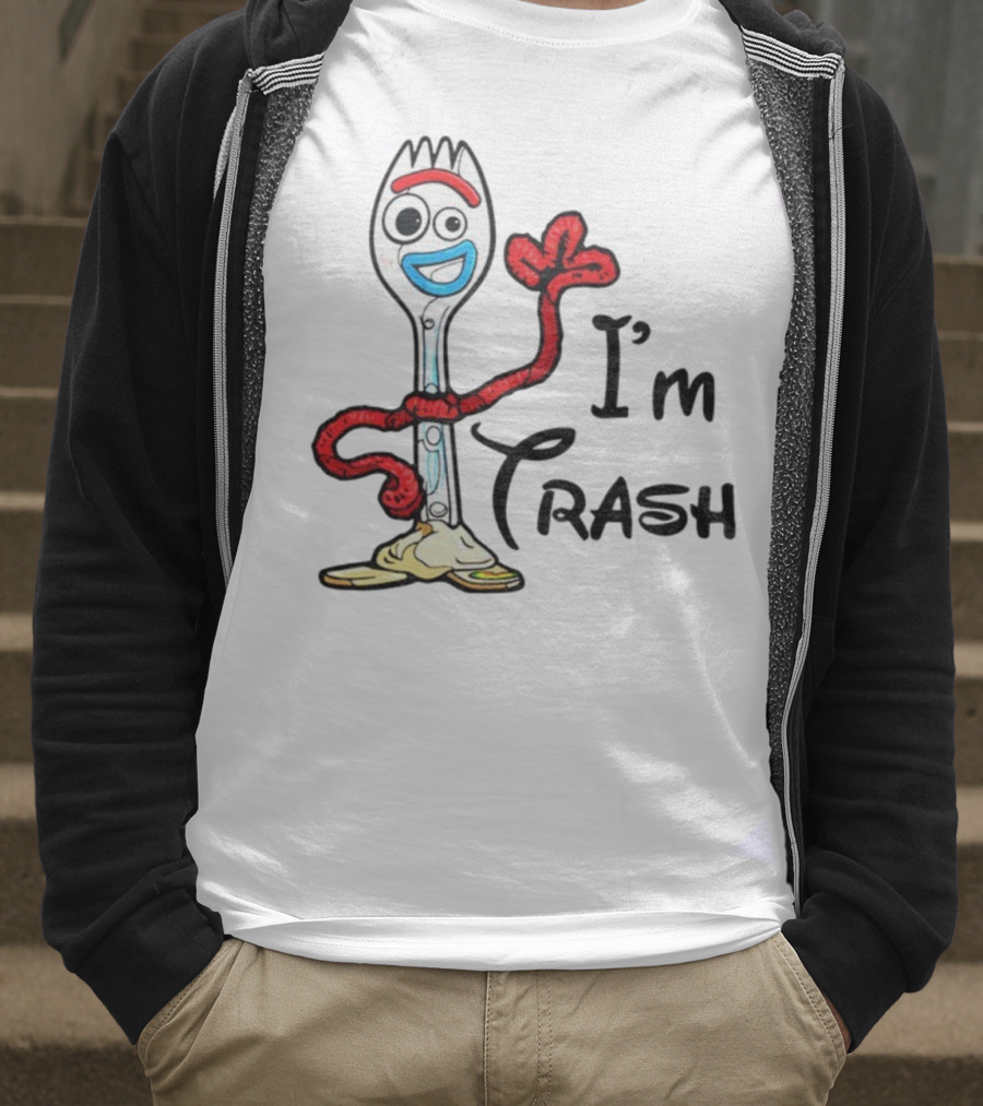 I’m Trash Fork Toy Story Pixar Character T-Shirt