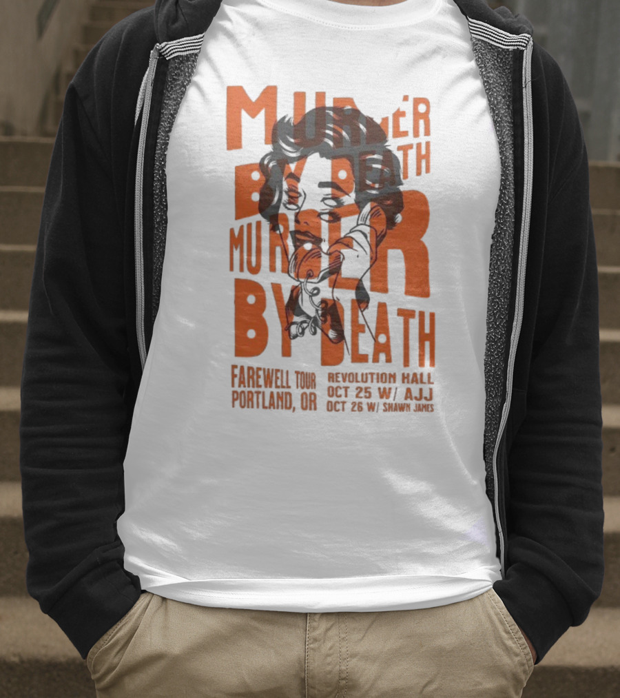 Murder By Death Farewell Tour Portland Revolution Hall Oct 23 24 2025 T-Shirt