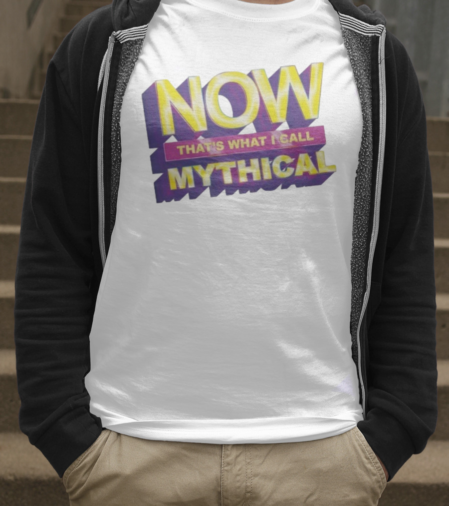 NOW That’s What I Call Mythical Retro 3D Text Style T-Shirt