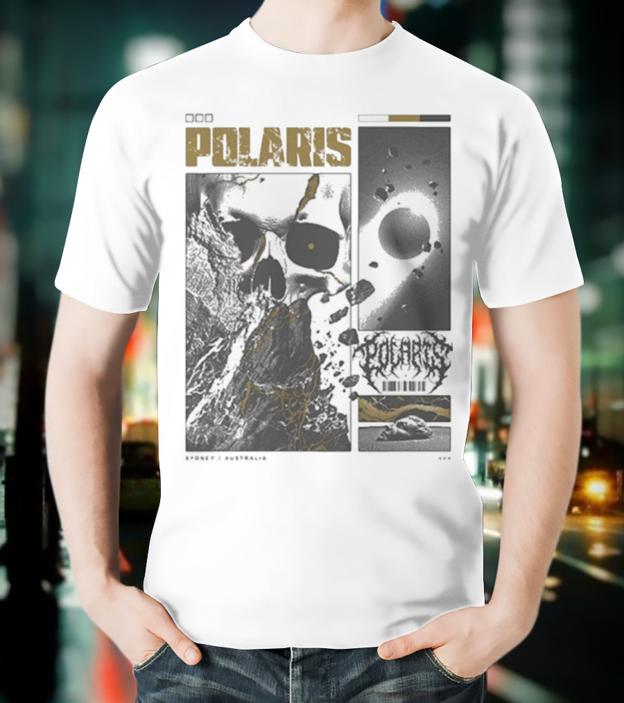 Polaris Kintsugi Skull Eclipse Aesthetic T-Shirt