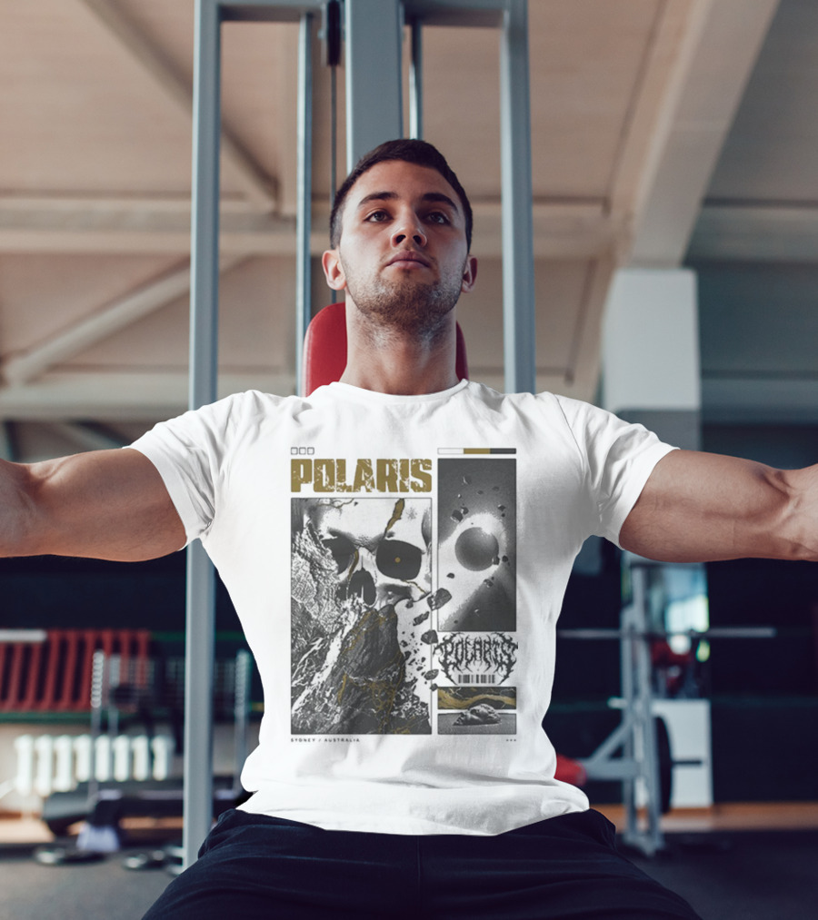 Polaris Kintsugi Skull Eclipse Aesthetic T-Shirt